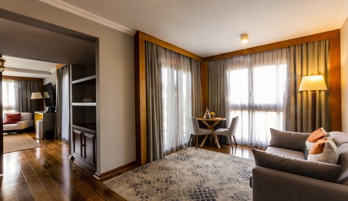Suite de lujo, 1 cama de matrimonio con sofá cama, vistas a la montaña
