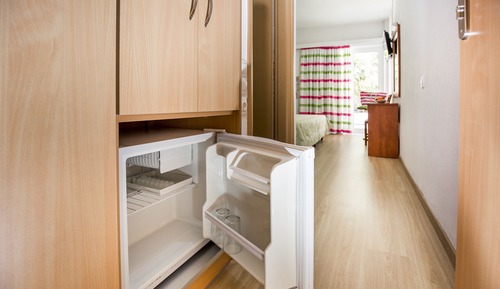 Habitación triple, vistas al mar