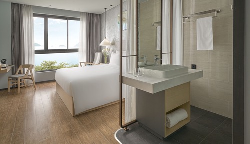 Habitación Deluxe doble, 1 cama de matrimonio grande, vistas al jardín