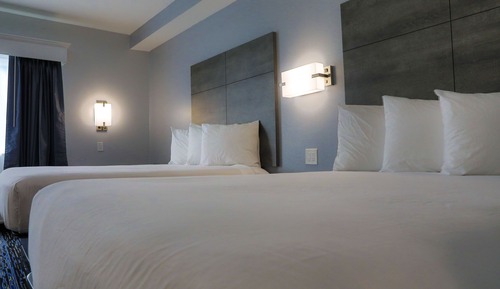 Habitación, 2 camas de matrimonio, accesible para personas con discapacidad