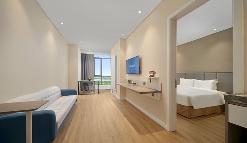 Suite, 1 cama de matrimonio grande (Additional Living Area)