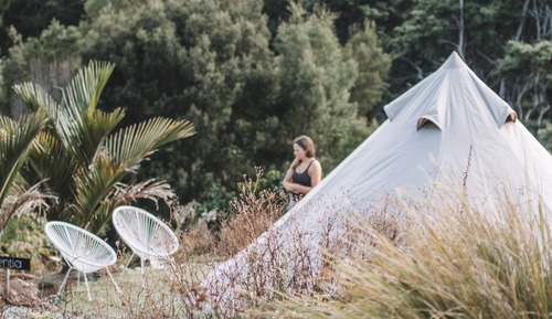 Habitación cuádruple, vistas al mar (Fern Teepee)