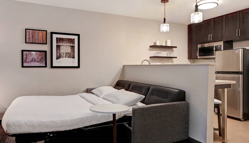Estudio, 1 cama de matrimonio grande con sofá cama (Mobility Accessible, Tub)
