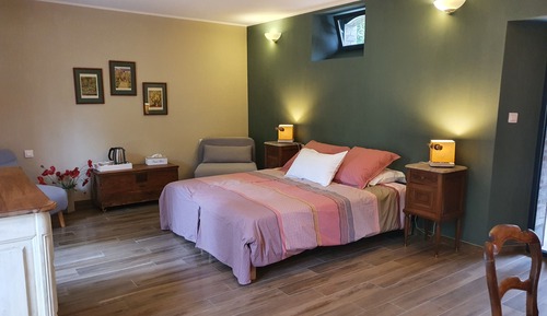 Habitación Confort con 1 cama doble o 2 individuales, terraza (Fleurs des champs)