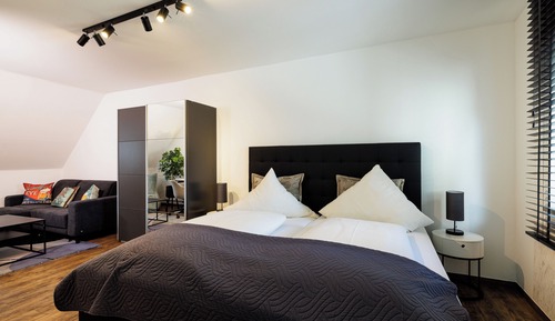 Apartamento estándar, 1 cama de matrimonio con sofá cama