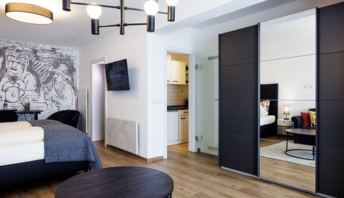 Apartamento estándar, 1 habitación, cocina básica, planta baja