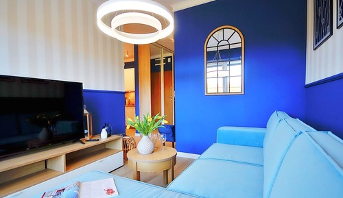 Apartamento Deluxe, 1 cama de matrimonio con sofá cama, acceso a la piscina, vistas al parque