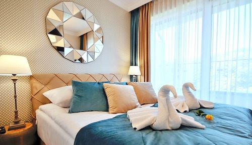 Apartamento Deluxe, 1 cama de matrimonio con sofá cama, acceso a la piscina, vistas al parque