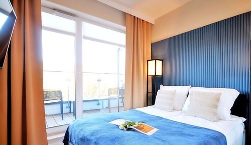 Apartamento Deluxe, 1 cama de matrimonio con sofá cama, acceso a la piscina, vistas al parque