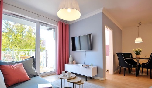 Apartamento Deluxe, 1 cama de matrimonio con sofá cama, acceso a la piscina, vistas al parque