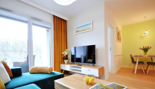 Apartamento Deluxe, 1 cama de matrimonio con sofá cama, acceso a la piscina, vistas al parque