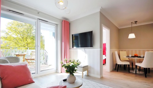 Apartamento Deluxe, 1 cama de matrimonio con sofá cama, acceso a la piscina, vistas al parque