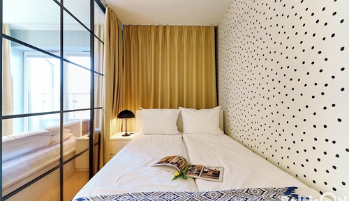 Apartamento clásico, 1 cama de matrimonio con sofá cama, acceso a la piscina, vistas al parque