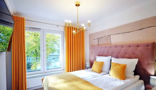 Apartamento Deluxe, 1 cama de matrimonio con sofá cama, acceso a la piscina, vistas al parque