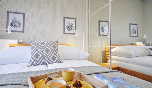 Apartamento Deluxe, 1 cama de matrimonio con sofá cama, acceso a la piscina, vistas al parque