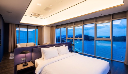 Habitación de lujo, 1 cama doble, vistas al mar