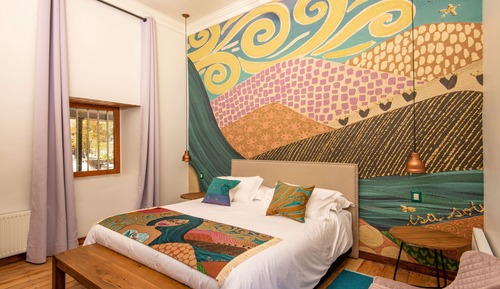 Habitación doble superior, 1 cama de matrimonio grande, baño privado