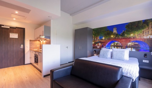 Estudio de lujo, 1 cama doble, no fumadores, cocina