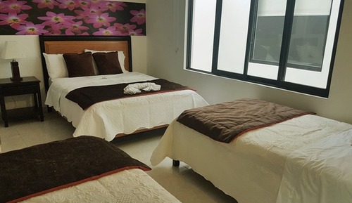 Habitación cuádruple básica, varias camas, no fumadores