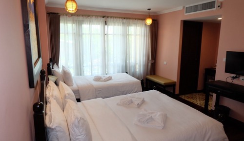 Habitación triple Deluxe, varias camas, accesible para personas con discapacidad, no fumadores