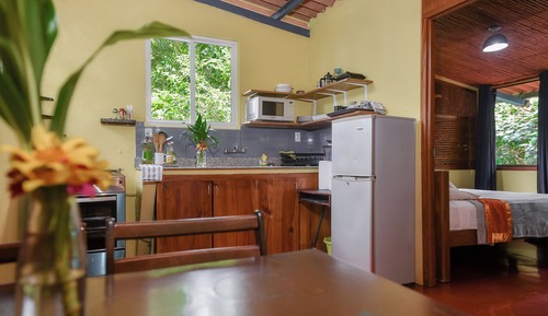 Cabaña básica, 2 camas de matrimonio