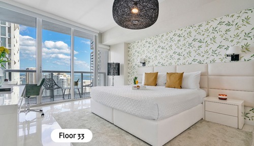 Boutique Apartment, Ocean, 1 King & Sofa Bed, Balcony3301