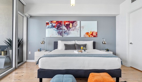 Boutique Apart, 1 King & Sofa Bed, Sauna, River/City Views, Balcony2603