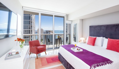 Boutique Apartment, Ocean, 1 King & Sofa Bed, Balcony3501