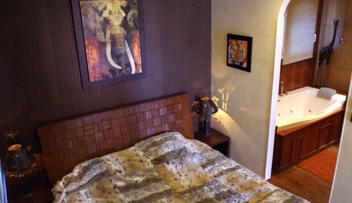Casa de campo, 1 cama doble con sofá cama, bañera de hidromasaje (Savana)