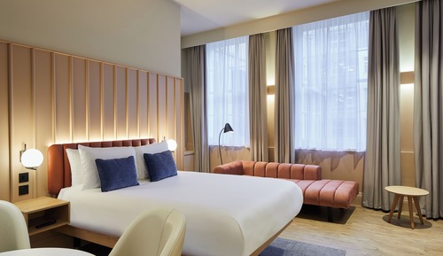 Estudio, 1 cama doble con sofá cama