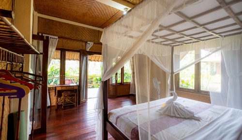 Habitación doble de uso individual (Villa Bambu Kura-Kura)