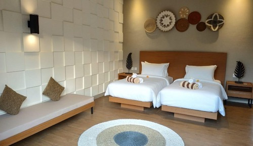 Habitación con 2 camas individuales