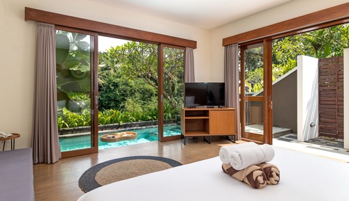Villa, 1 habitación, piscina privada, vistas al jardín