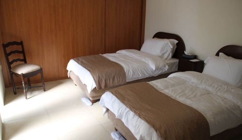 Habitación cuádruple familiar, varias camas, accesible para personas con discapacidad