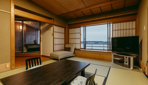 Habitación tradicional, fumadores (Japanese-Style, Open Air Bath)