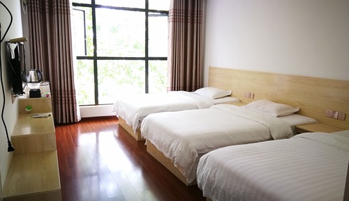 Habitación triple de diseño