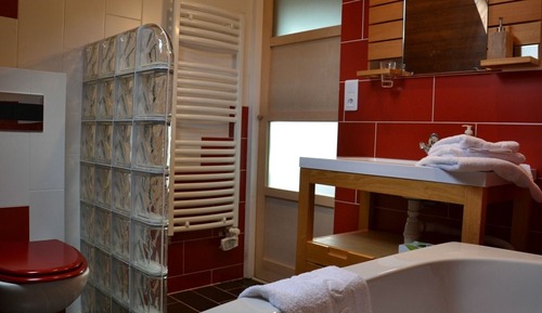 Habitación doble, baño privado (Rouge Savoie)