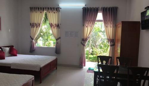 Bungalow económico, 2 camas de matrimonio, no fumadores