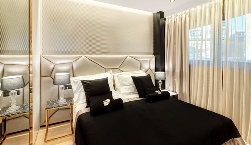 Suite ejecutiva, 1 cama de matrimonio grande, vistas parciales al mar