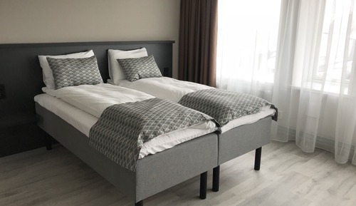 Habitación doble, 2 camas individuales, accesible en silla de ruedas