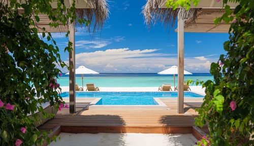 Villa familiar, 2 habitaciones, acceso a la piscina (Beach)
