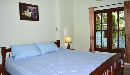 Bungalow, 1 habitación, terraza, vistas al jardín