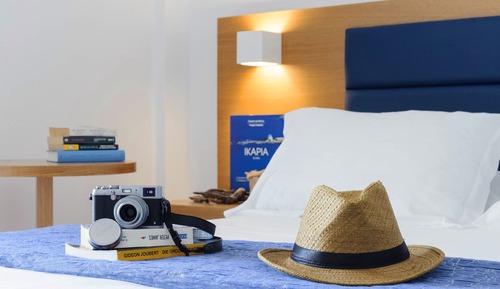Habitación triple, vistas al mar