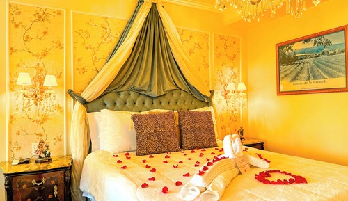 Habitación Deluxe doble, 1 cama de matrimonio, bañera de hidromasaje (Louvre)