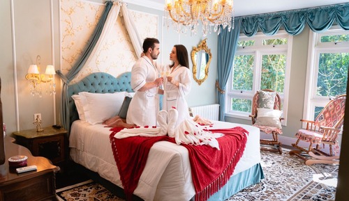 Suite estudio de luna de miel, 1 cama de matrimonio, chimenea (Bordeaux)