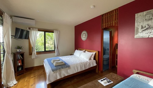 Bungalow panorámico, 1 cama de matrimonio, vistas a la montaña, junto a la montaña (Lhasa)