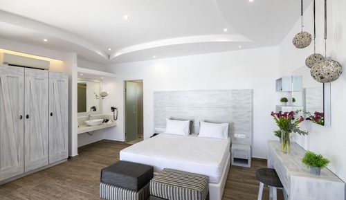 Habitación Deluxe con 1 cama doble o 2 individuales, vistas a la piscina