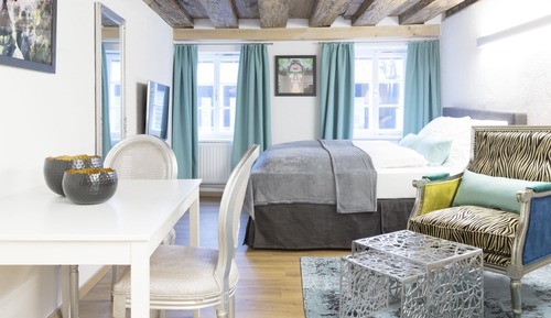 Estudio de diseño, 1 cama de matrimonio grande, no fumadores