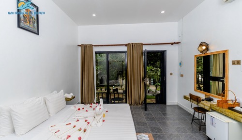 Habitación Deluxe doble, vistas al jardín