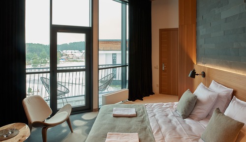 Habitación Deluxe doble, 1 cama doble, baño privado